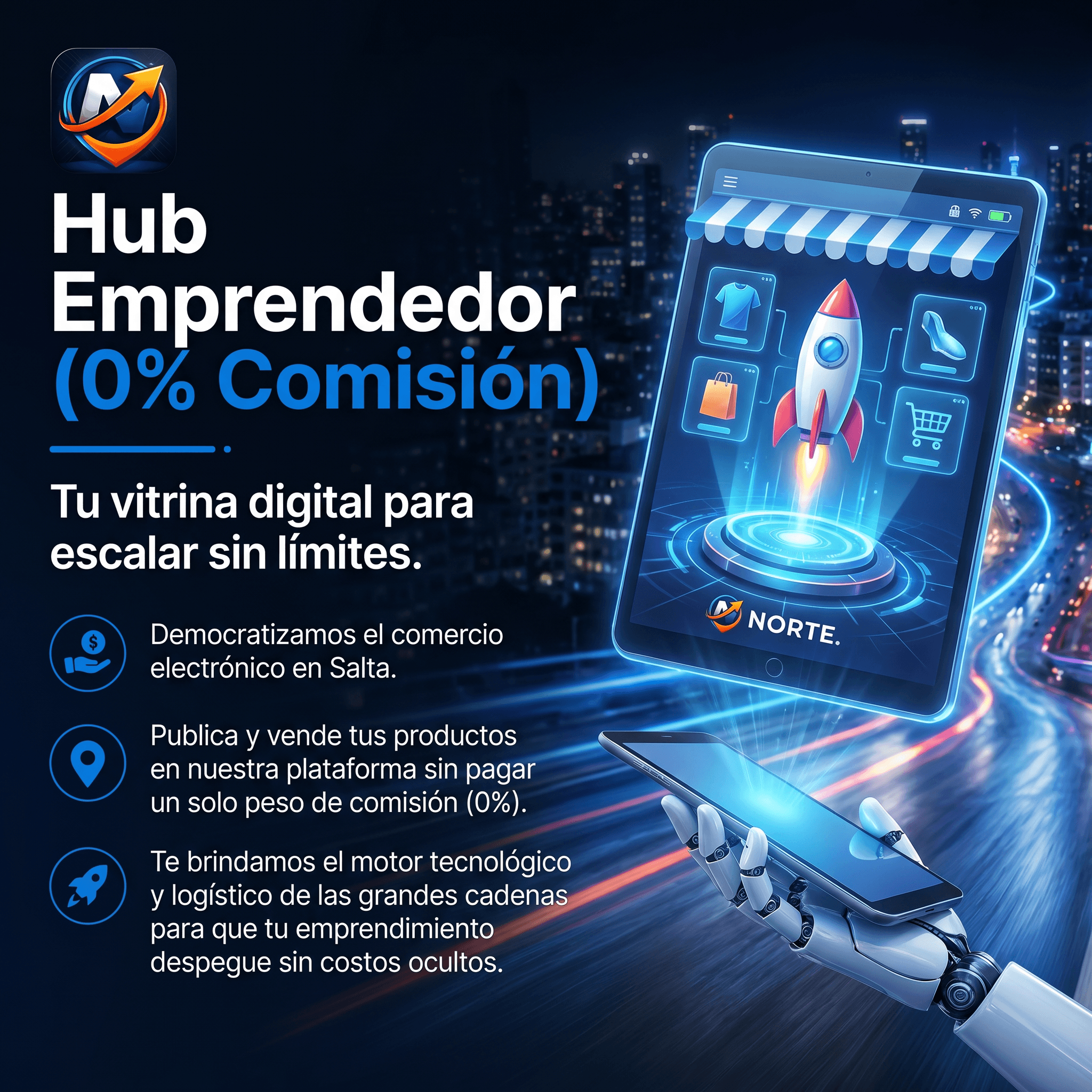 Hub Emprendedor (0% Comisión)